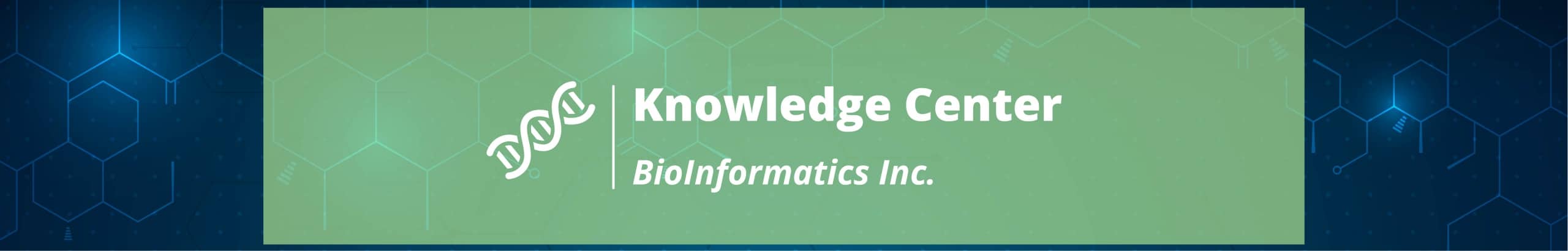 BioInfo Knowledge Center banner